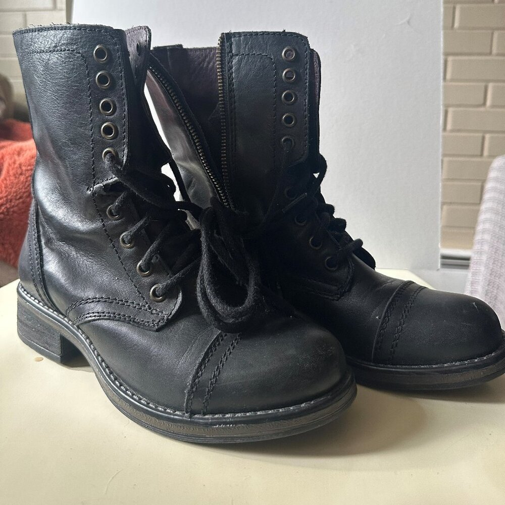 Black Steve Madden Boots